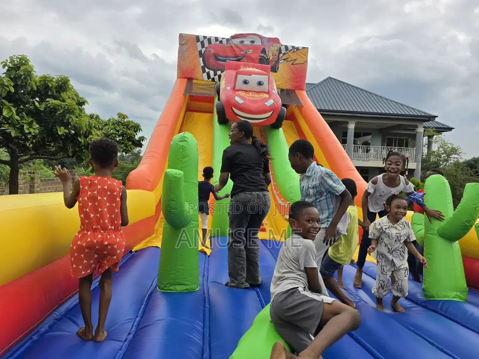 Large Bouncy Castle With Landing Pad / Pool Option