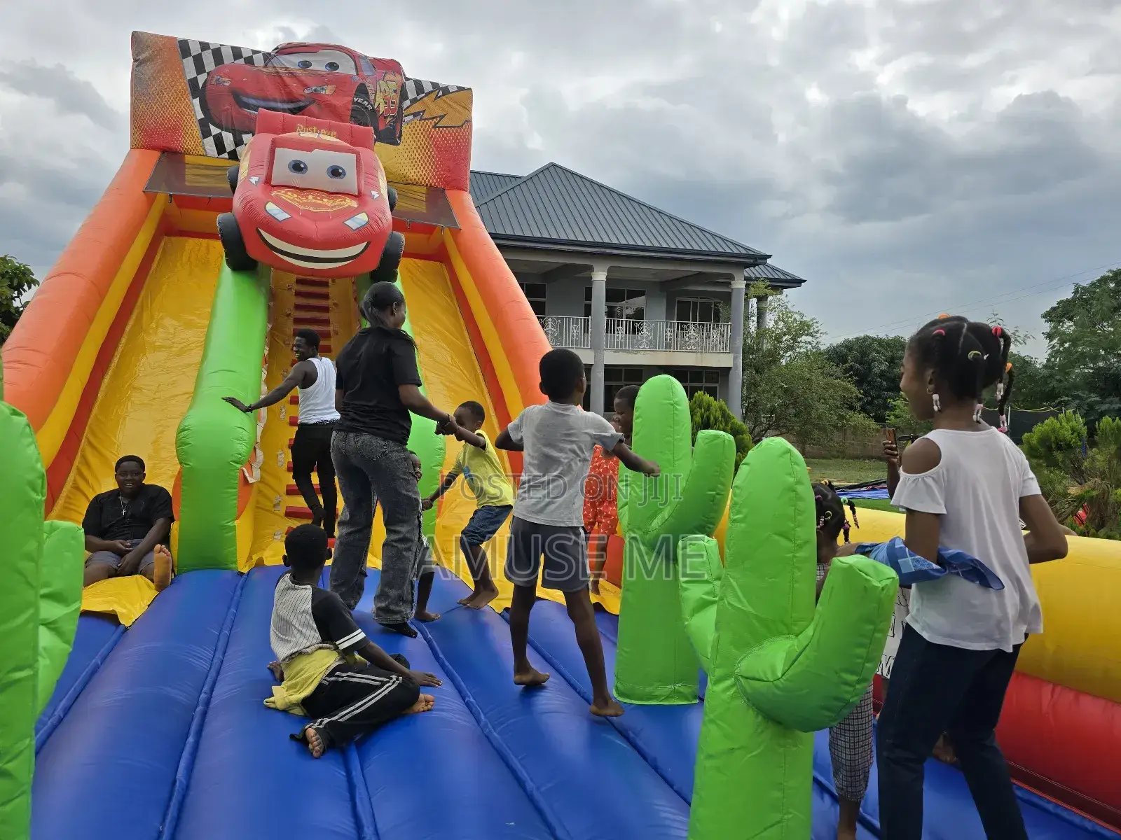 Large Bouncy Castle With Landing Pad / Pool Option