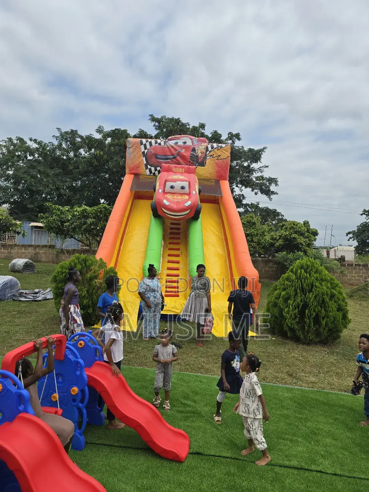 Large Bouncy Castle With Landing Pad / Pool Option
