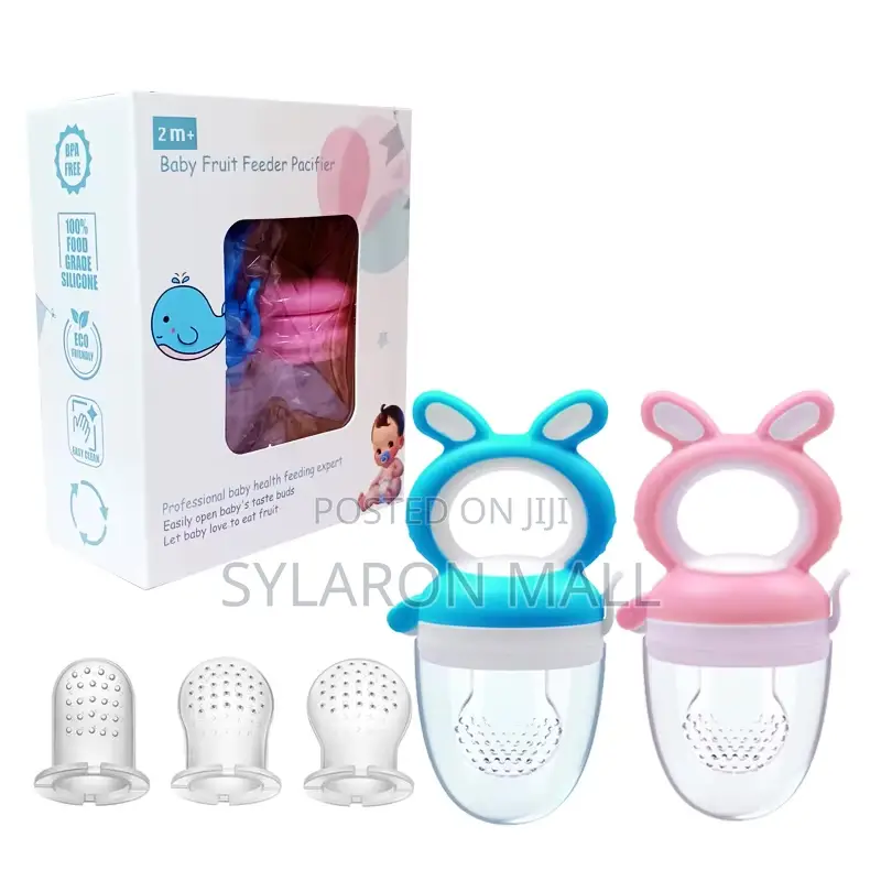 Baby Fruit Feeder Pacifier – Silicone Teething Feeder With Handle