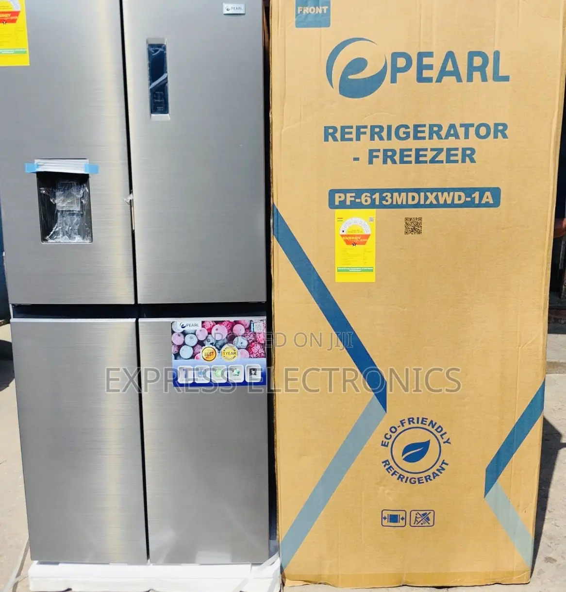 Purchase the Best Pf -613 French Door Fridge Pearl Grey