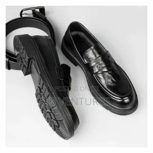 Men's Classic Black Loafers Shoes