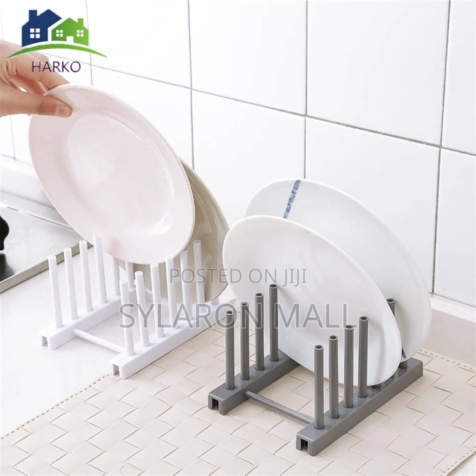 Adjustable Dish Drying Rack – Plate Lid Holder
