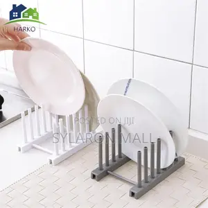 Adjustable Dish Drying Rack – Plate Lid Holder
