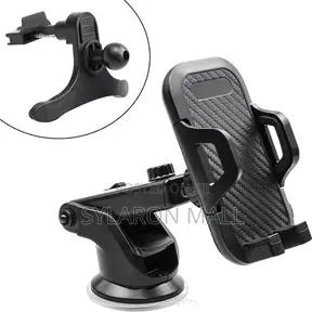 Adjustable Car Phone Holder – Dashboard Windshield Mount