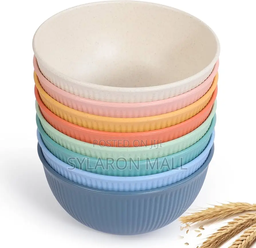 9-Piece Eco-Friendly Dessert Bowl Set – Microwave Safe