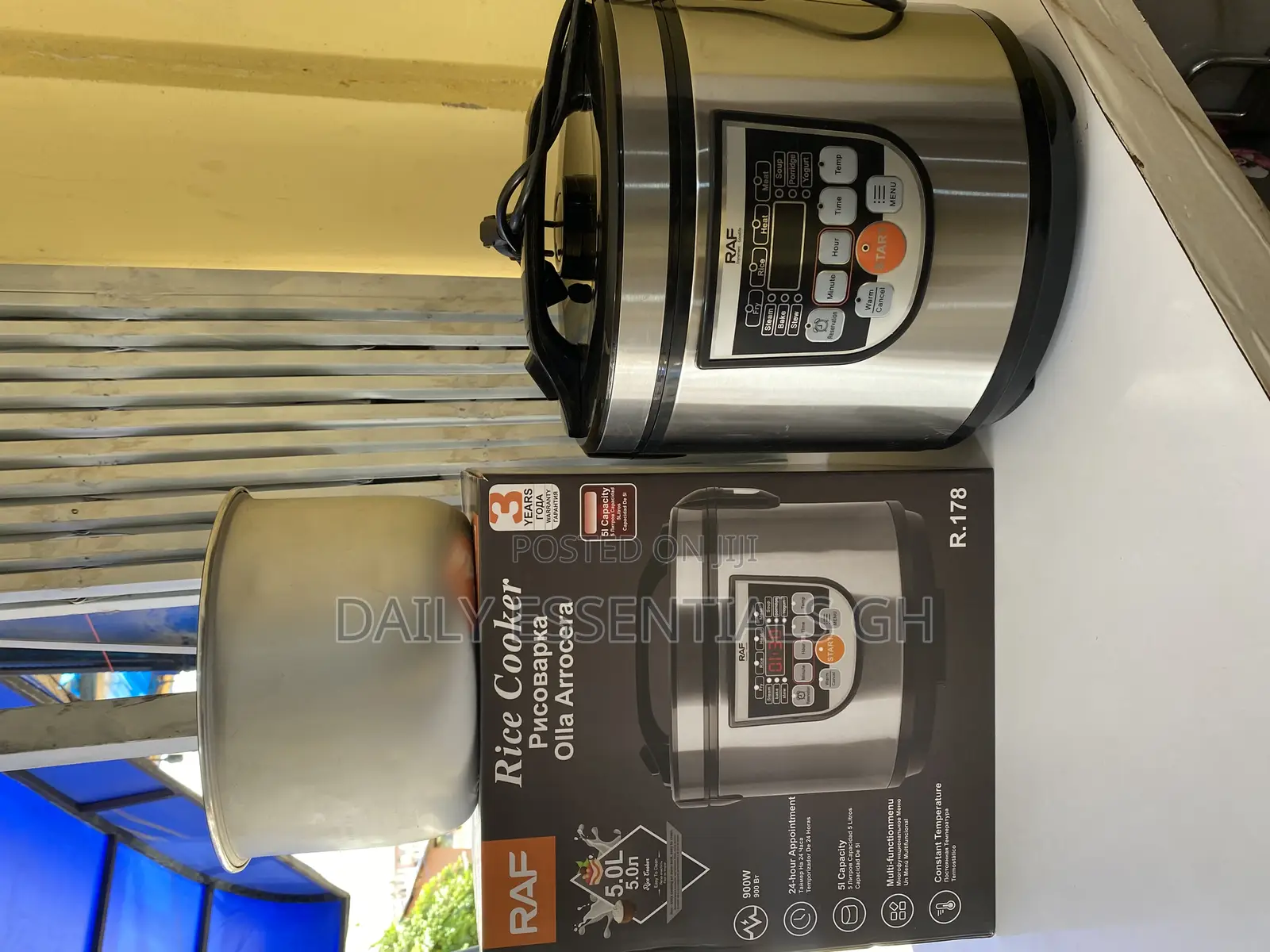 Raf 5l Family Size Rice Cooker – Easy Cooking Solution