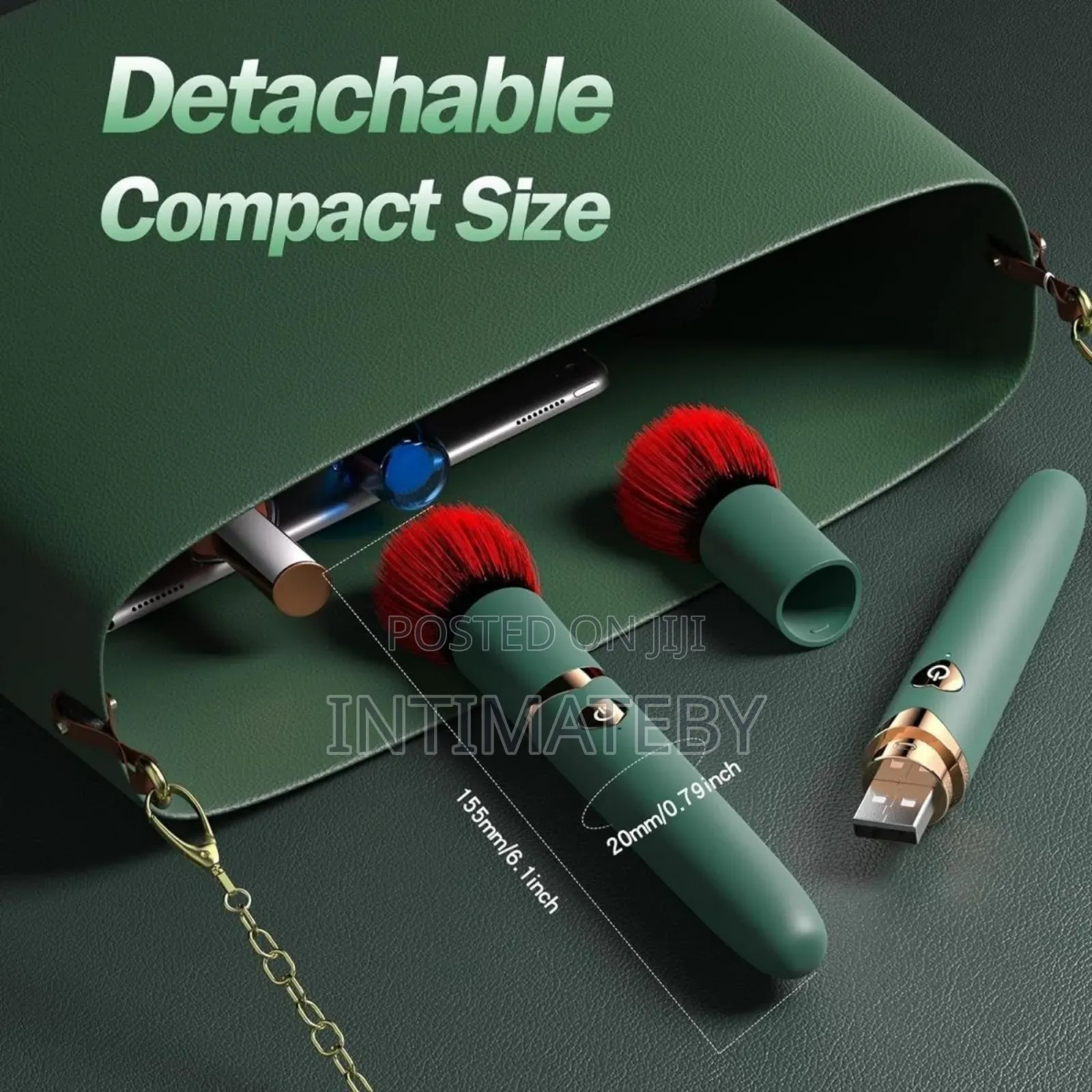 Premium Discreet Makeup Brush Vibrator – Rechargeable