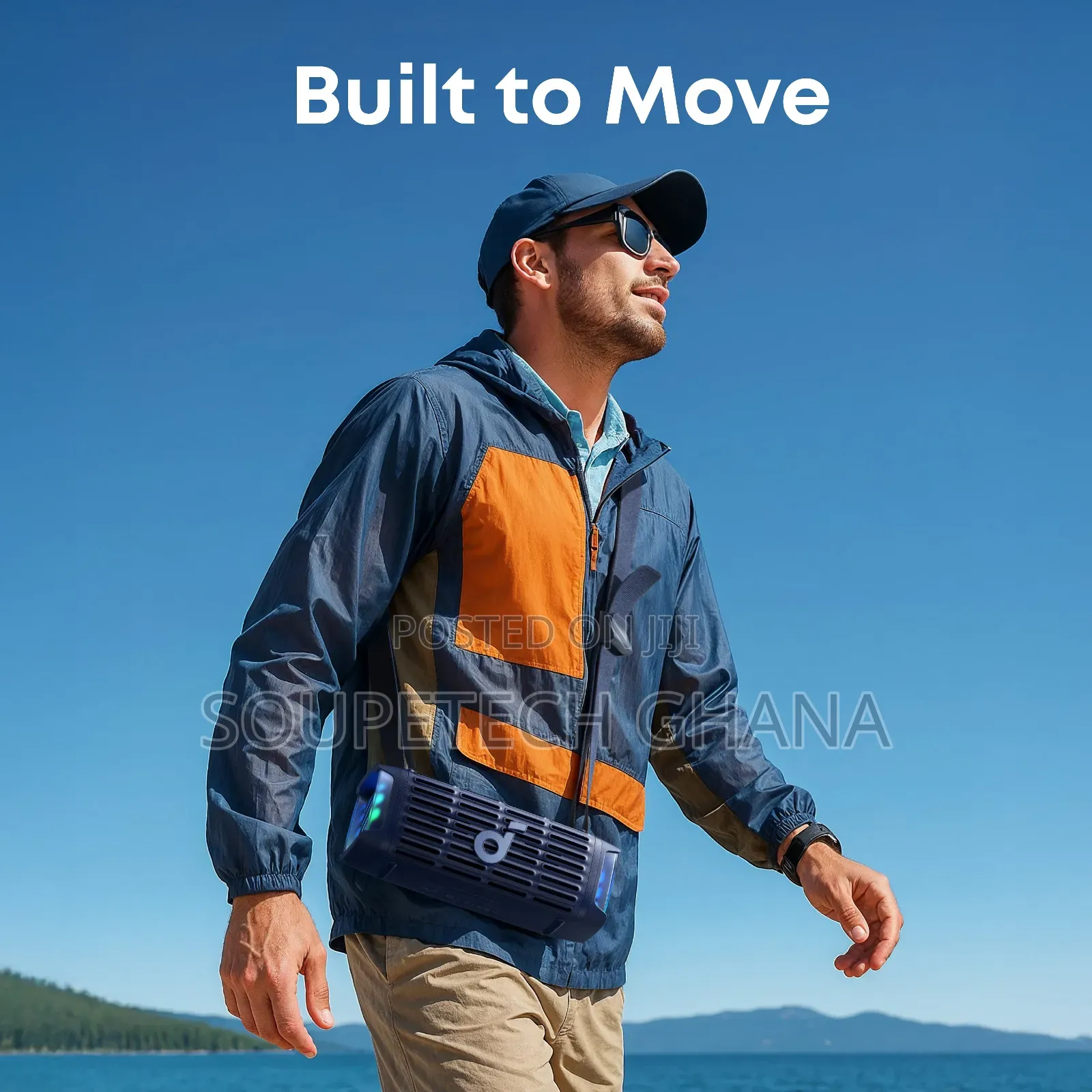 Anker Soundcore Boom 3i | Portable Rugged Outdoor Speaker