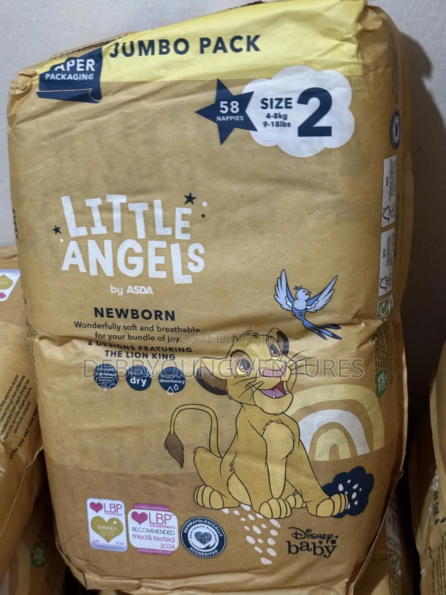 Little Angel Baby Diaper Size 1 2