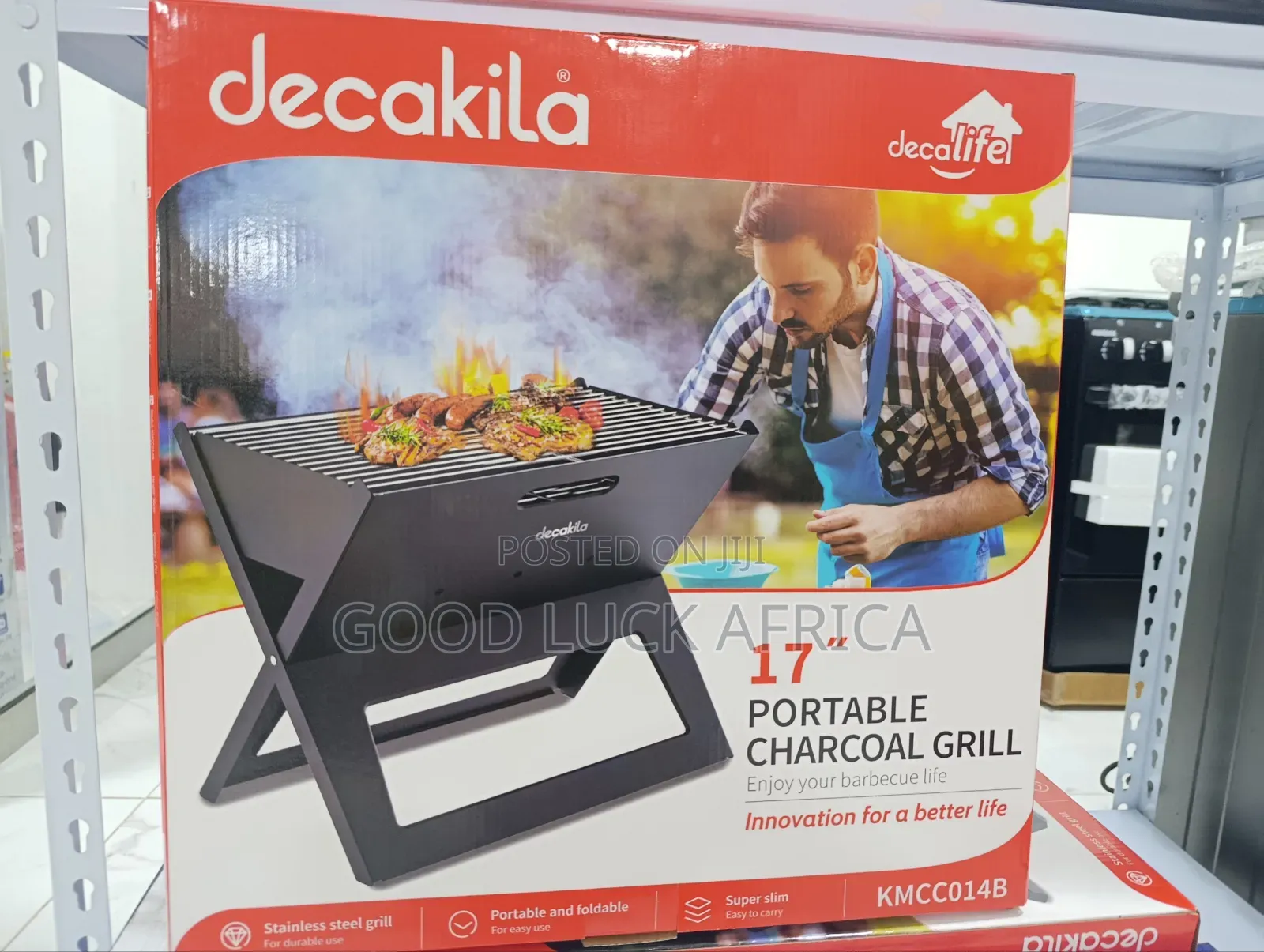 Decakila Foldable Charcoal Grill – Kmcc014b