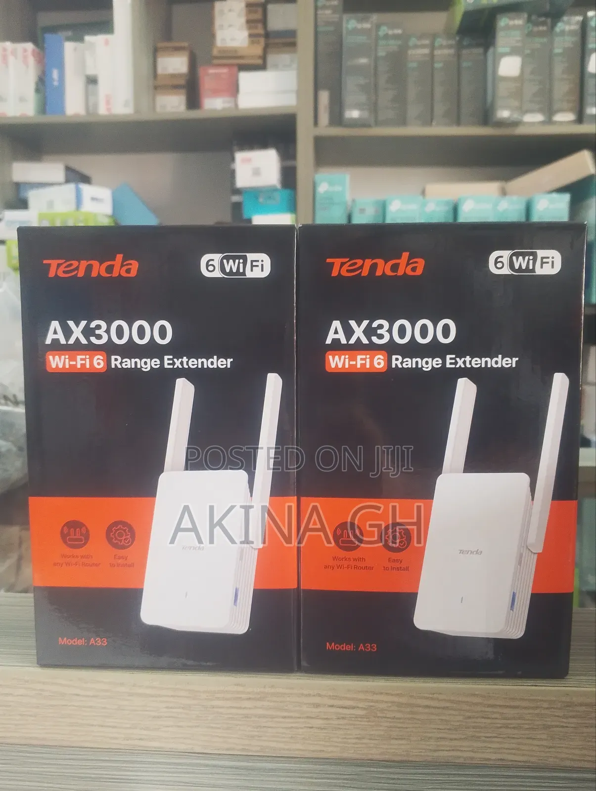 Tenda Ax3000 Wi-Fi 6 Range Extender A33