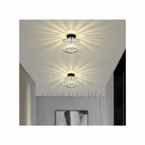 Crystal Glass Led Ceiling Light in Modern Nordic Design