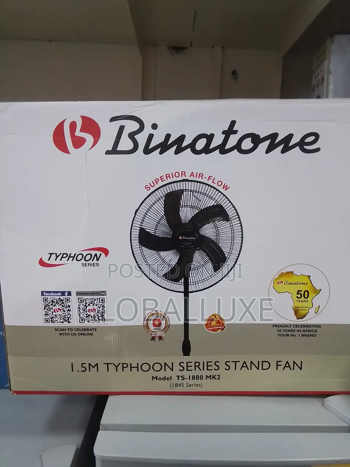 Superior Air Flow Electric Fan / Cooling System