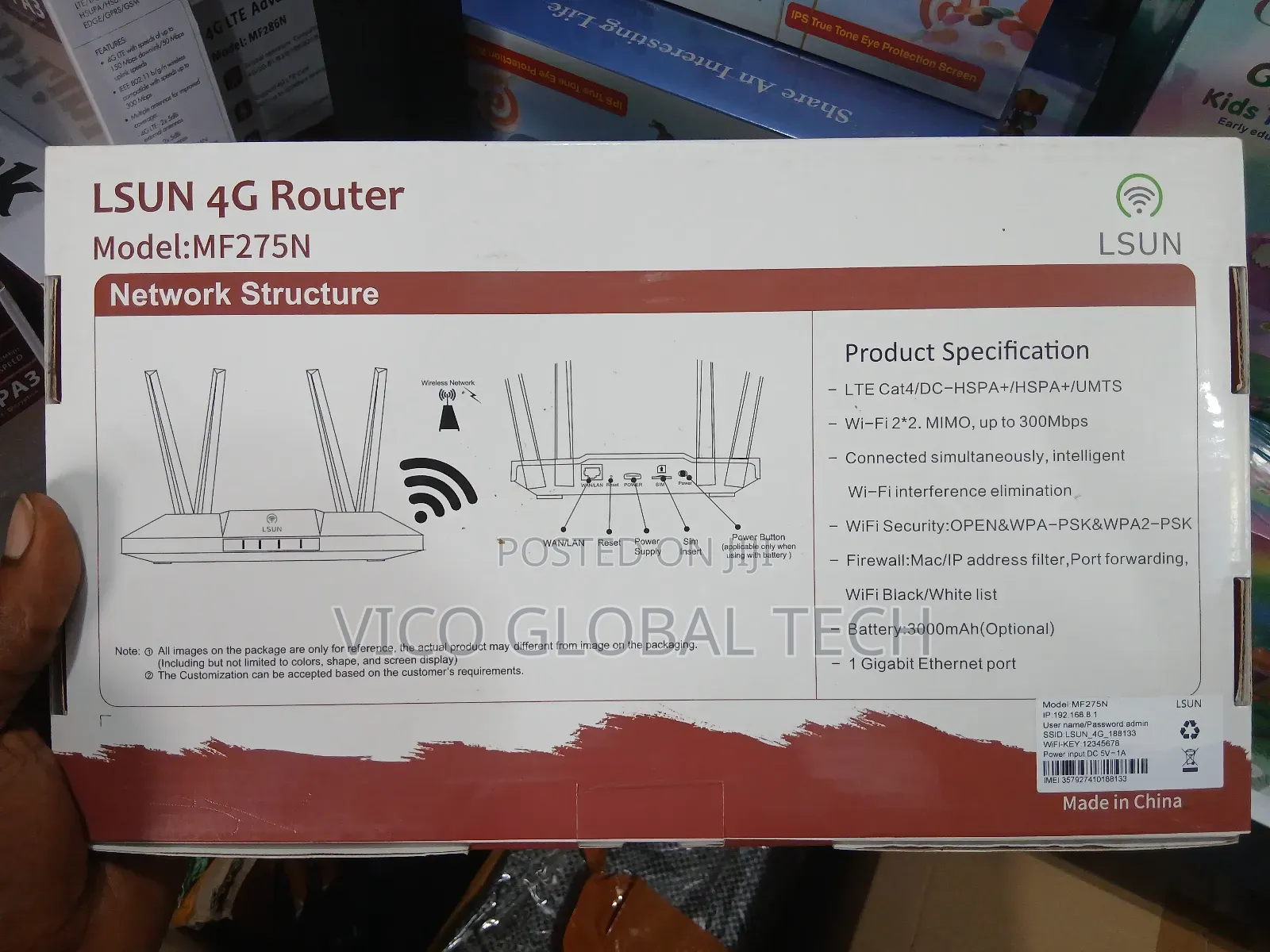 L-Sun Mf275n 4g Router