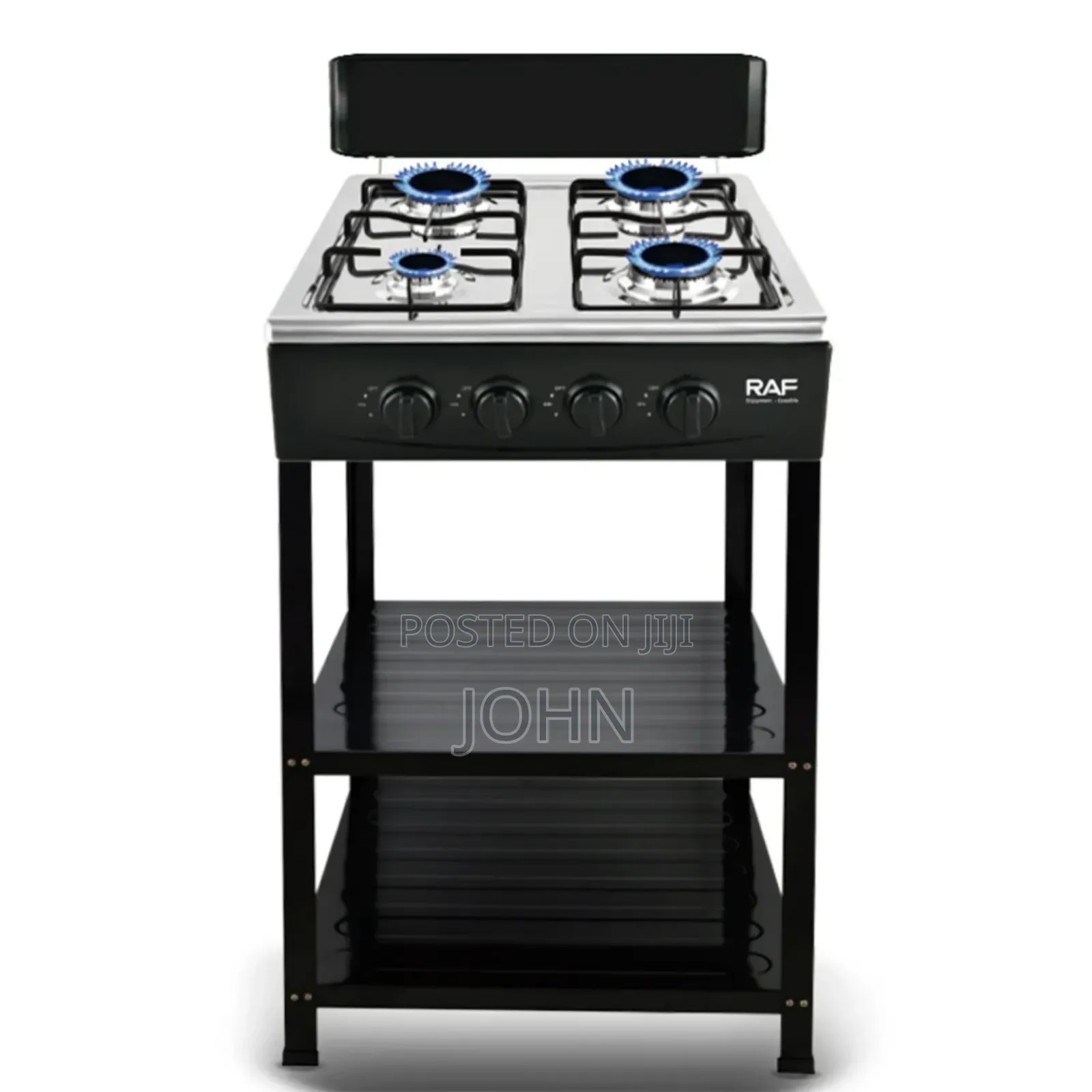 Raf Four Burner Gas Stove With Stand