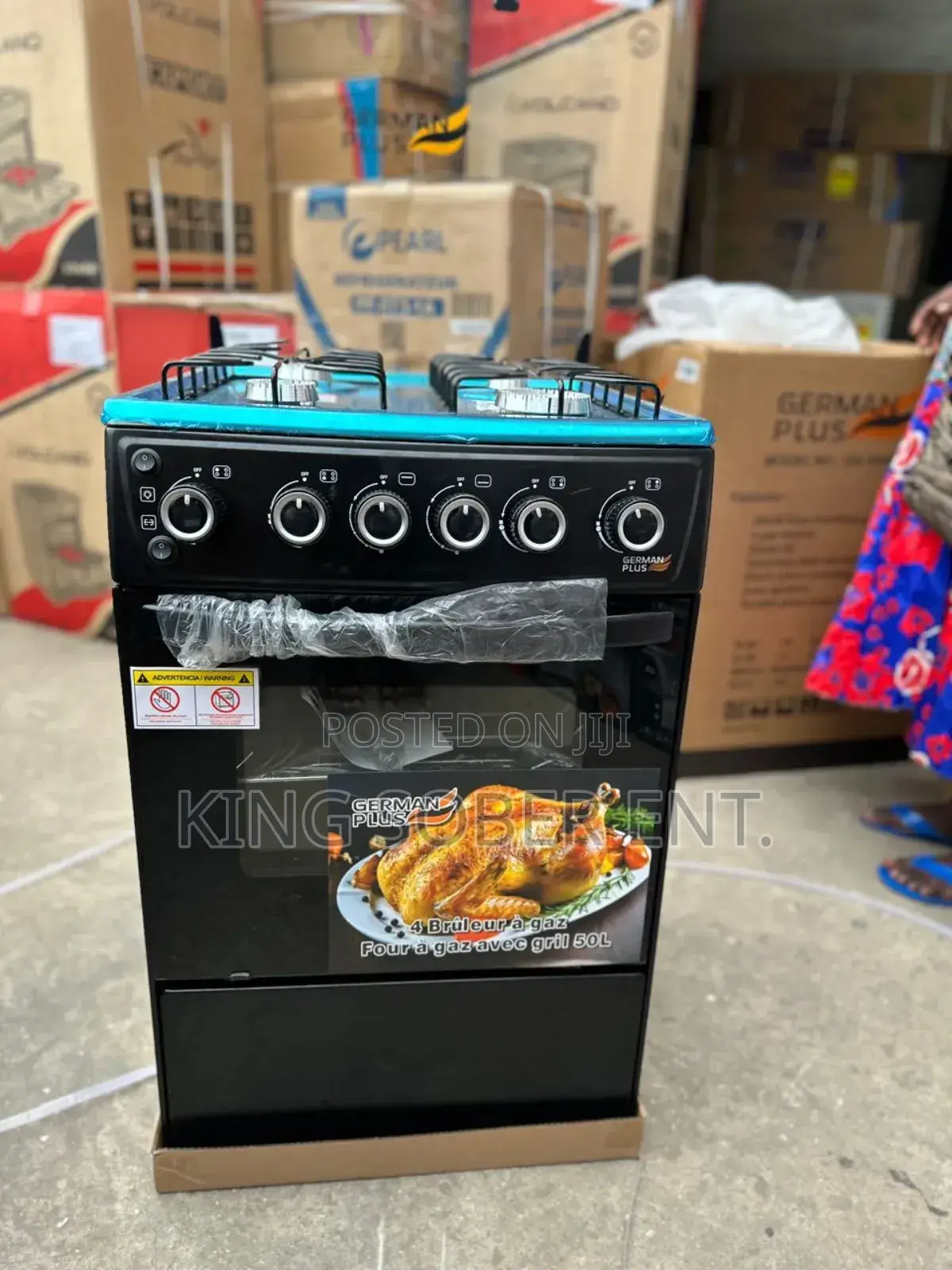 Auto Ignition German Plus Burner With Oven And Grill 1500gh