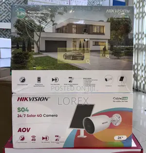 Hikvision Solar 4g Sim Camera 24/7 Color 2 Way Audio Ds-2cfs04/4g