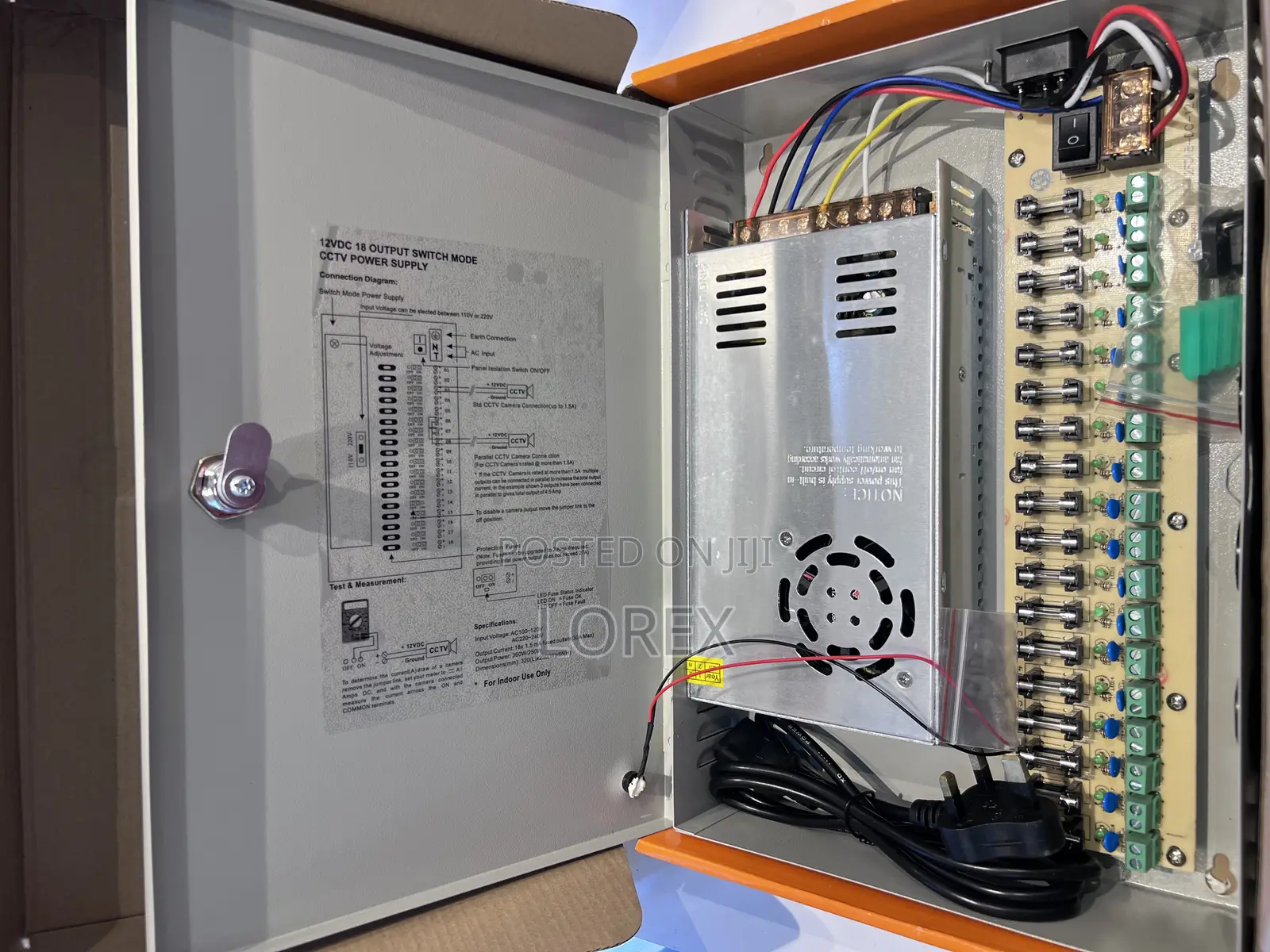 Power Supply CCTV 30a 18ch