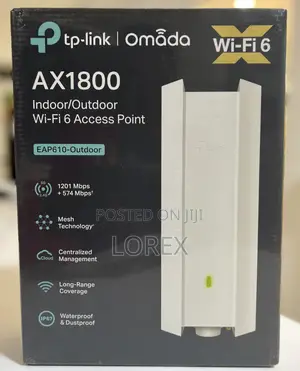 Tp-Link Eap610 Outdoor Access Point Omada Lr Wifi 6 Ax1800 Dual Band