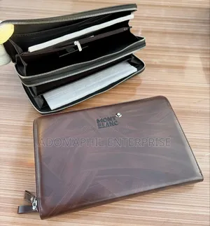 Mont Blanc Hand Cluth 
Double Zip