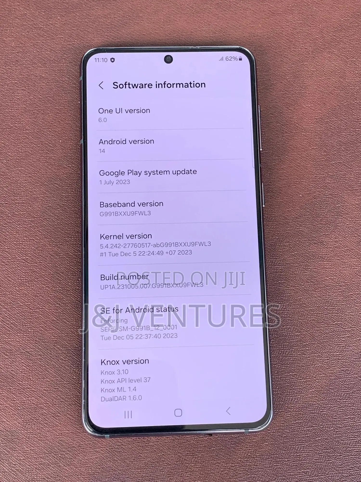 Samsung Galaxy S21 5G 128 GB Black