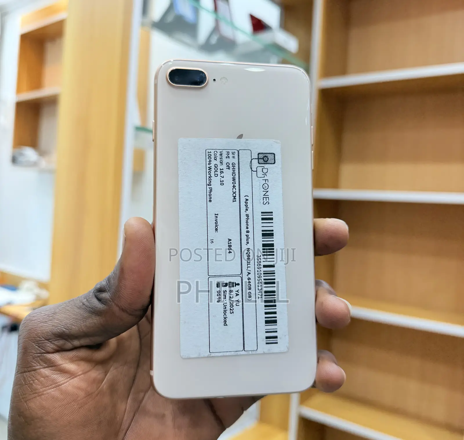 Apple iPhone 8 Plus 64 GB Gold