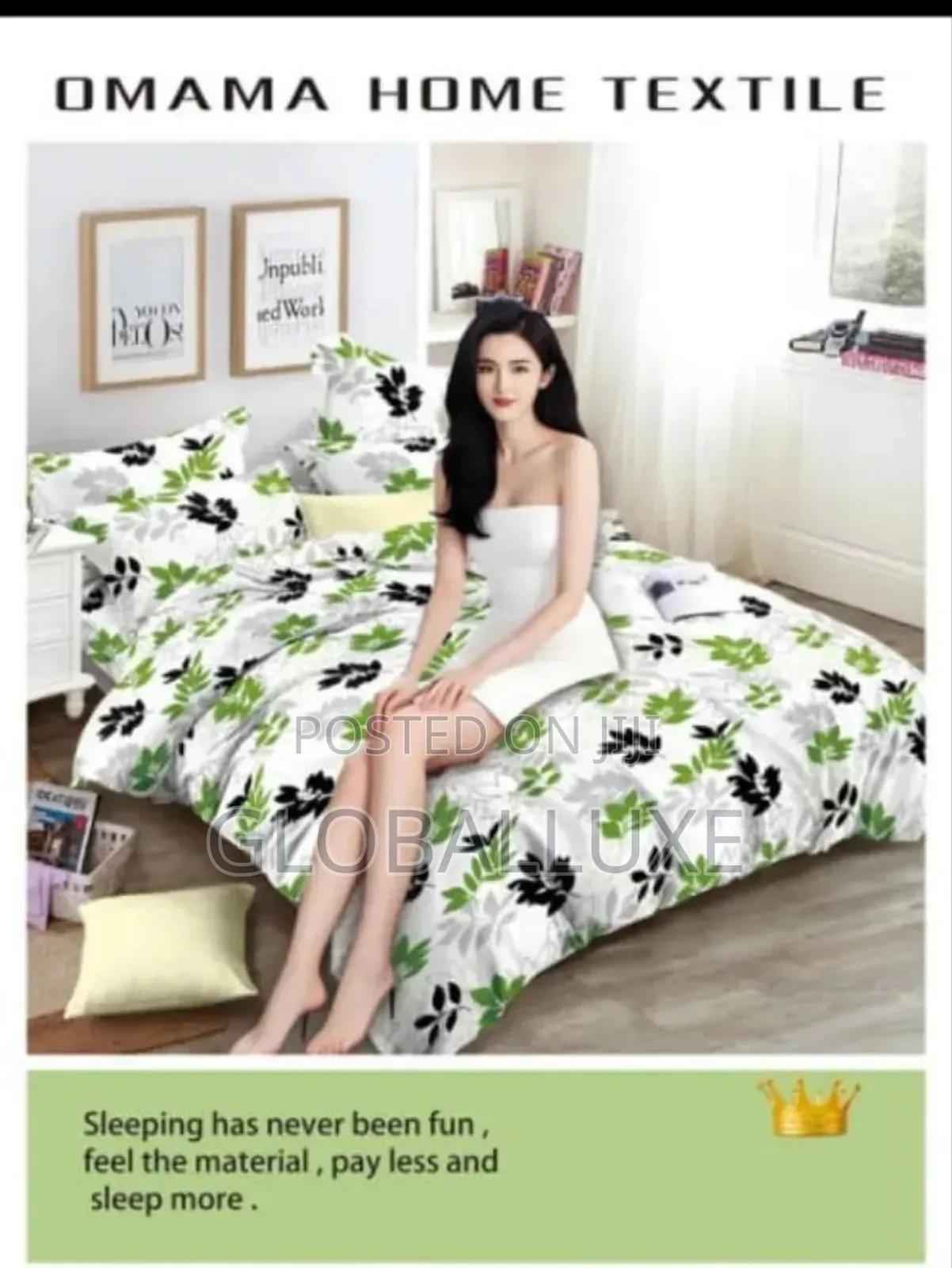 Luxury Cotton Bedsheet Set – Single, Queen King Sizes Available