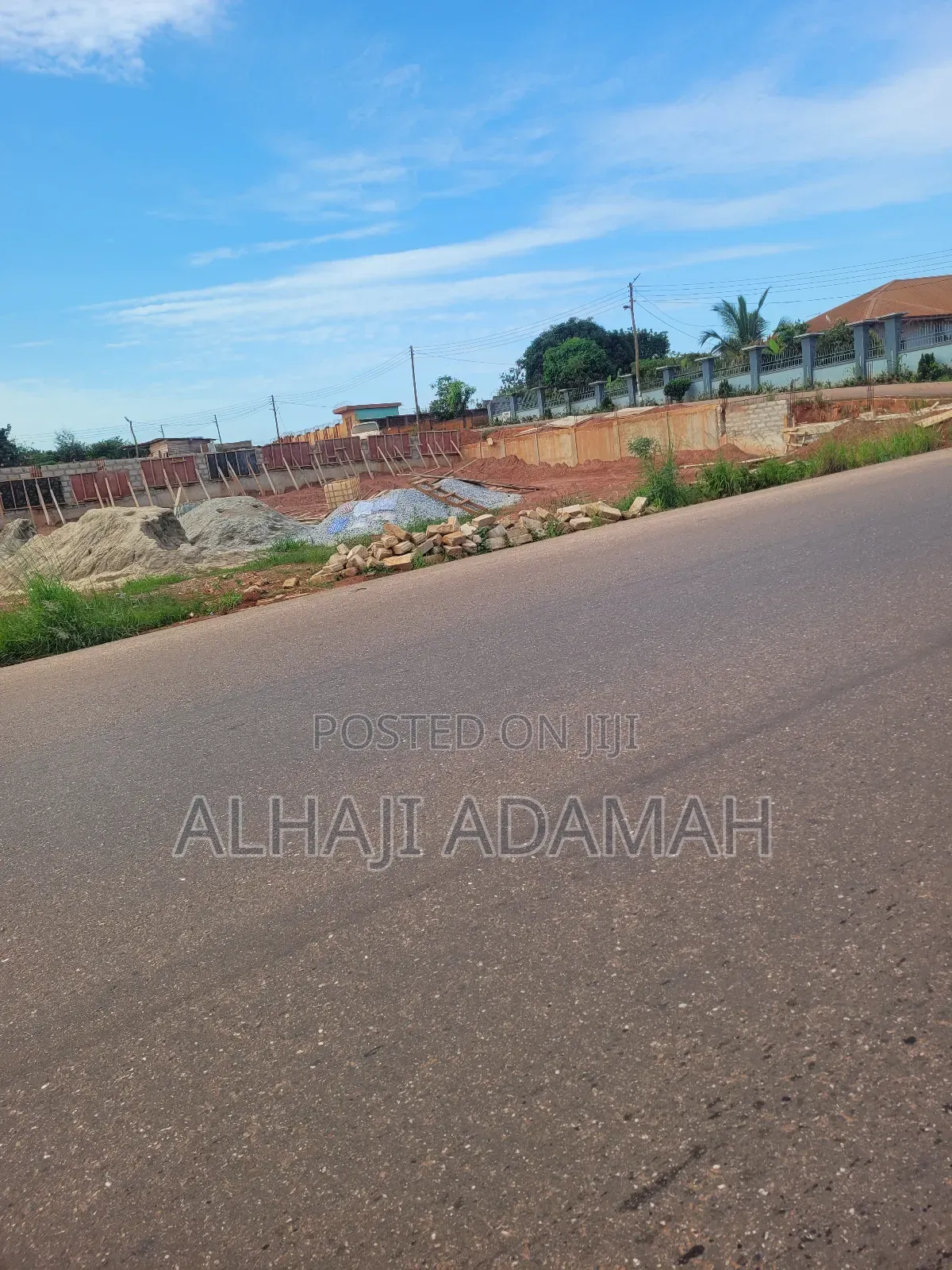 One Acre of Land for Sale Between Santasi and Apire Main Road