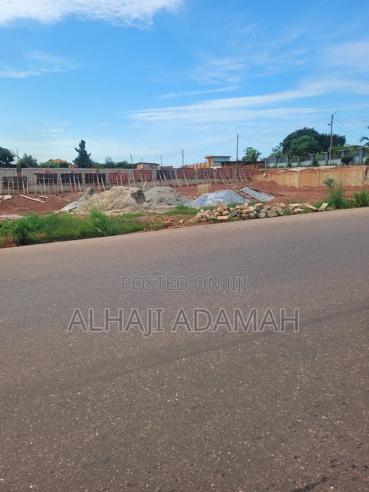 One Acre of Land for Sale Between Santasi and Apire Main Road