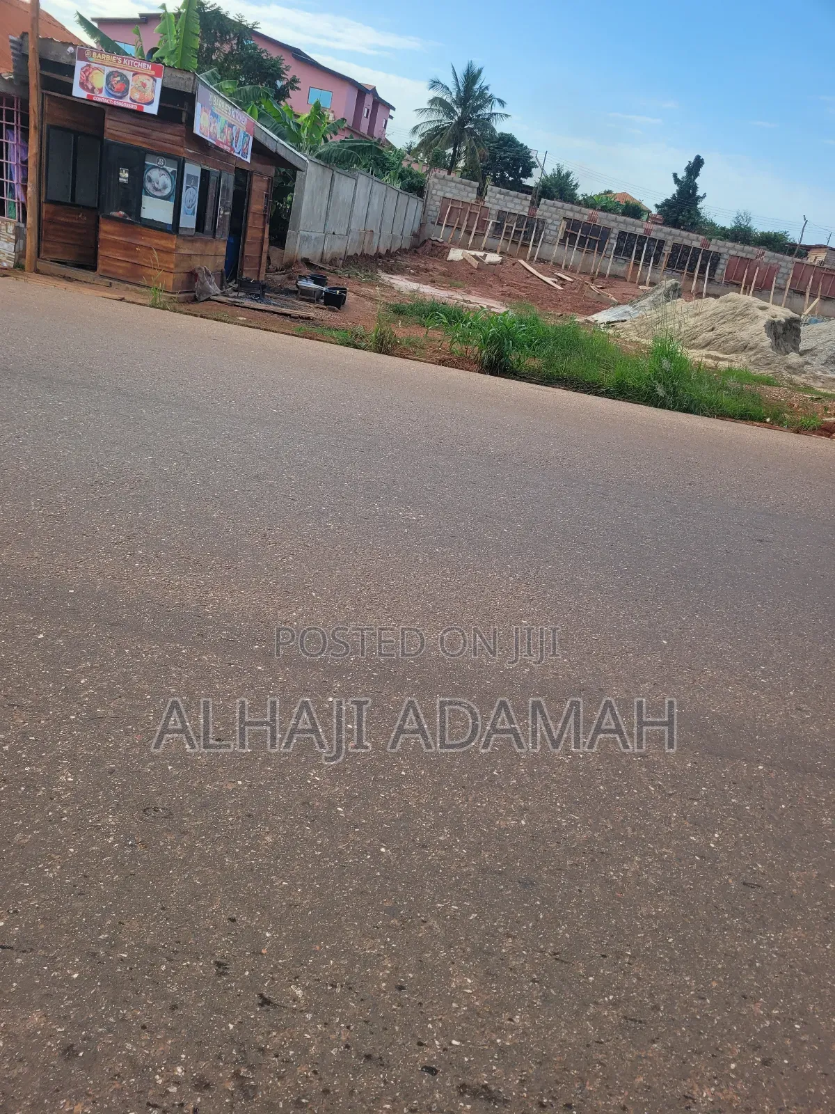 One Acre of Land for Sale Between Santasi and Apire Main Road