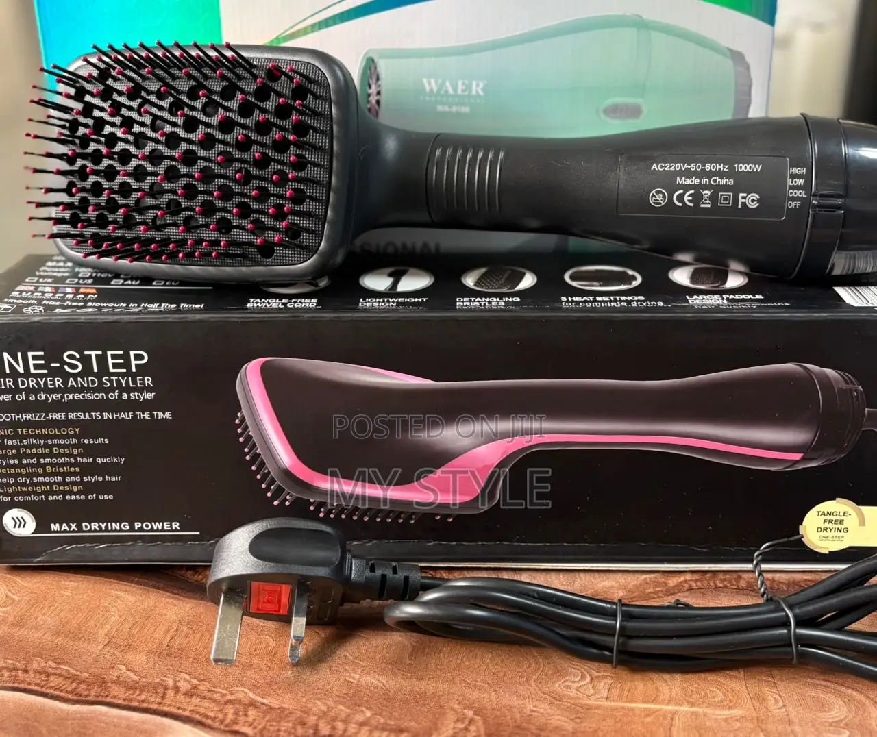 Hair Dryer With Styler Brush All-in-One 1000watts