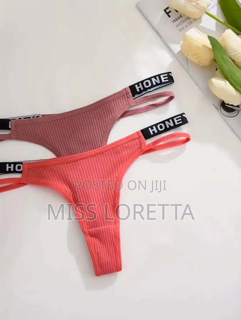 Cotton Thongs/G-String Panties