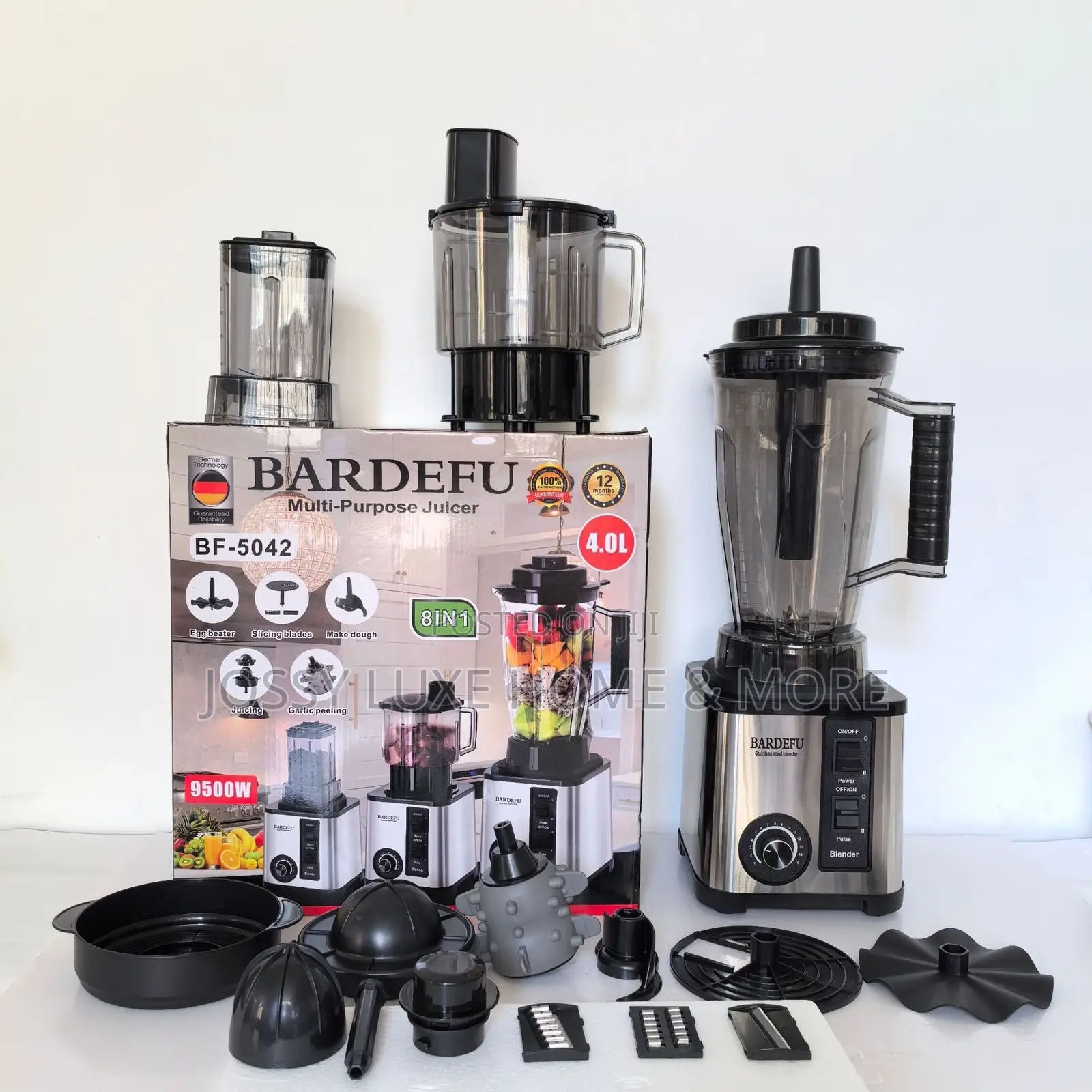 8 in 1 Bardefu Electric Blender