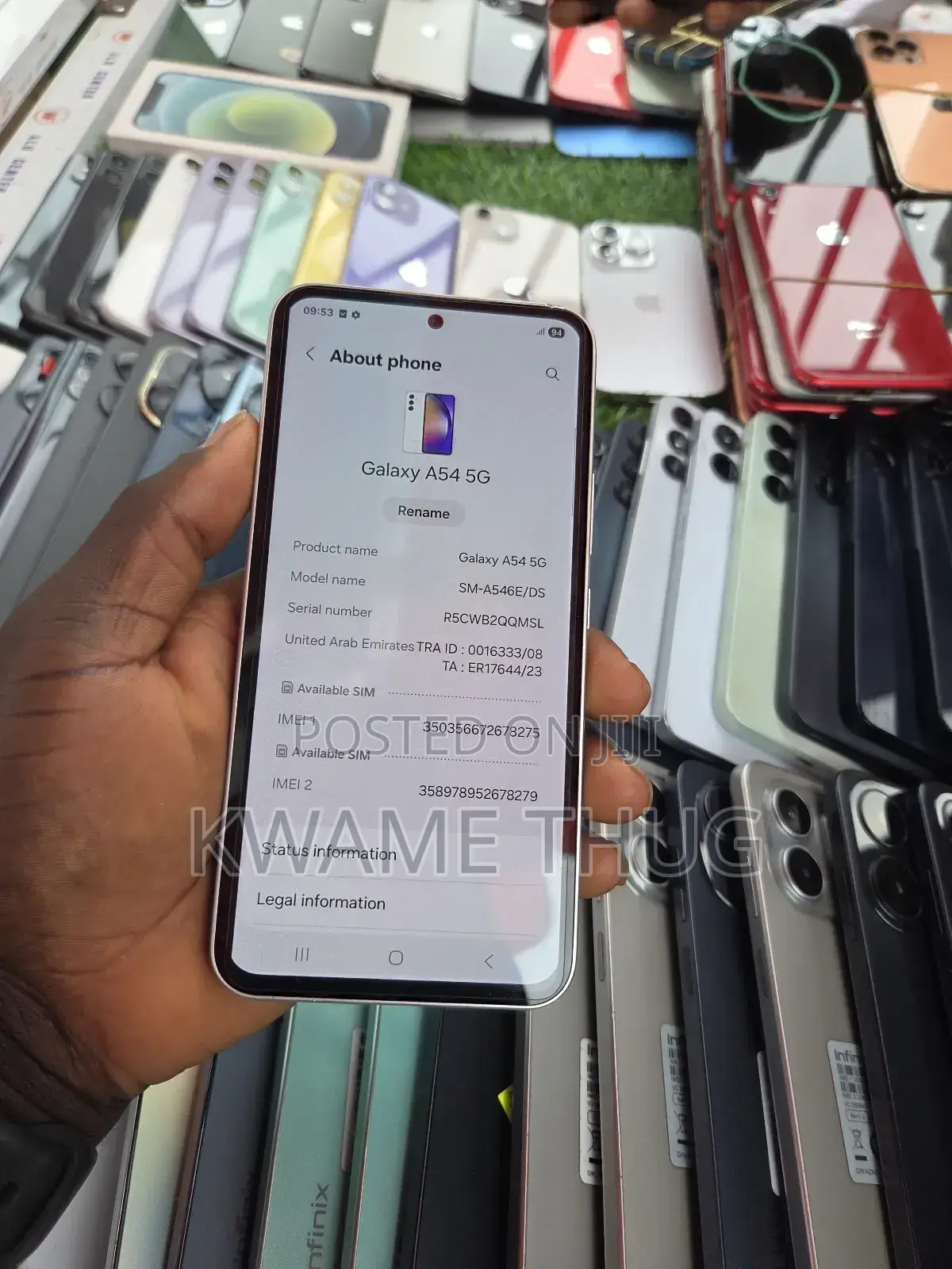 New Samsung Galaxy A54 5G 128 GB White