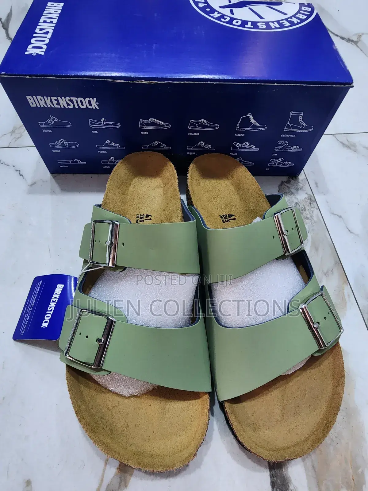 Birkenstock Two Belts Og Lamon Green