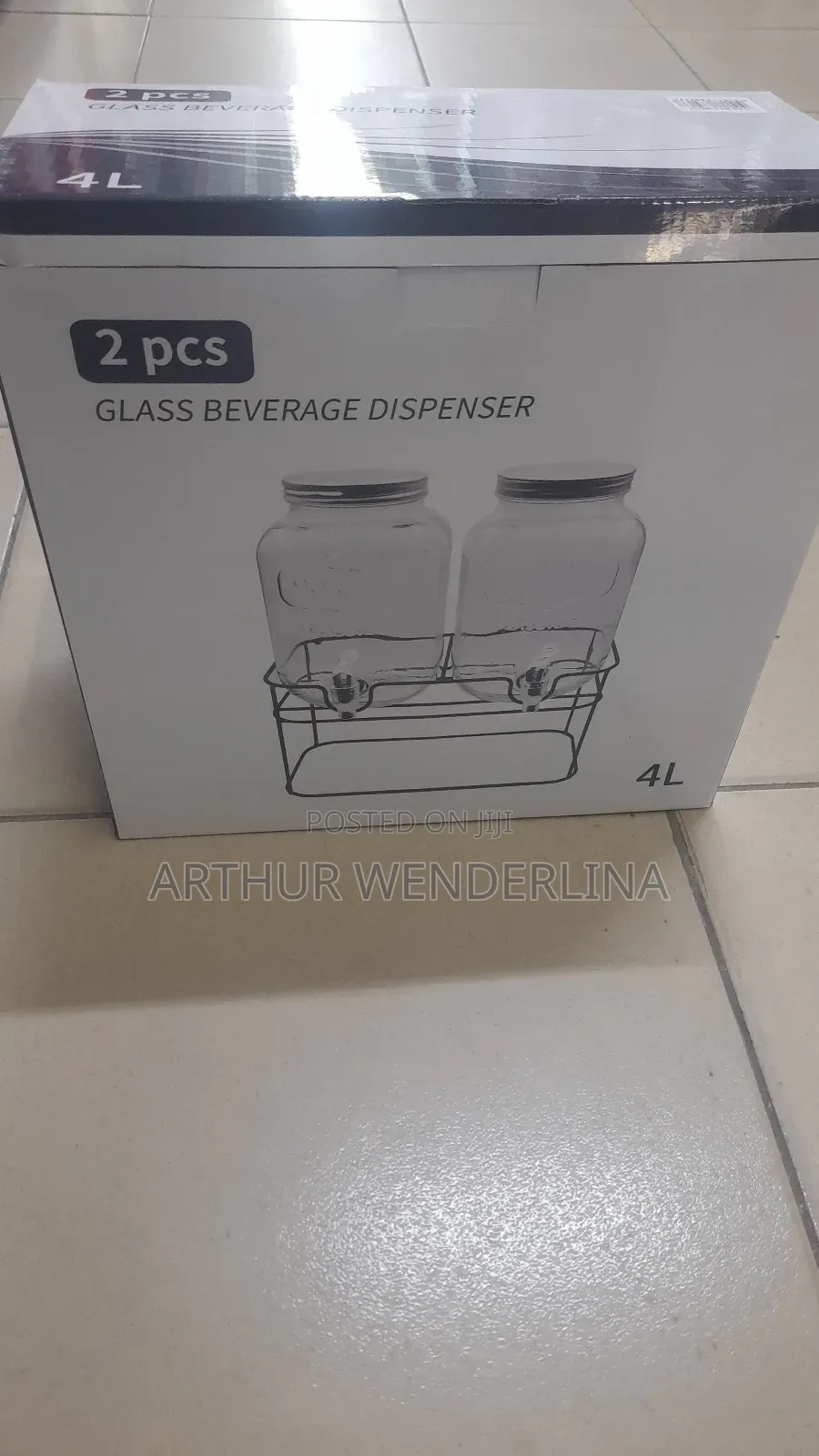 2 in 1 Drink Dispenser. (2.5liters Each)