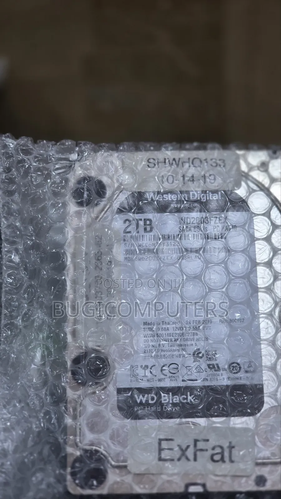 2tb Sata Hard Drive (Internal)