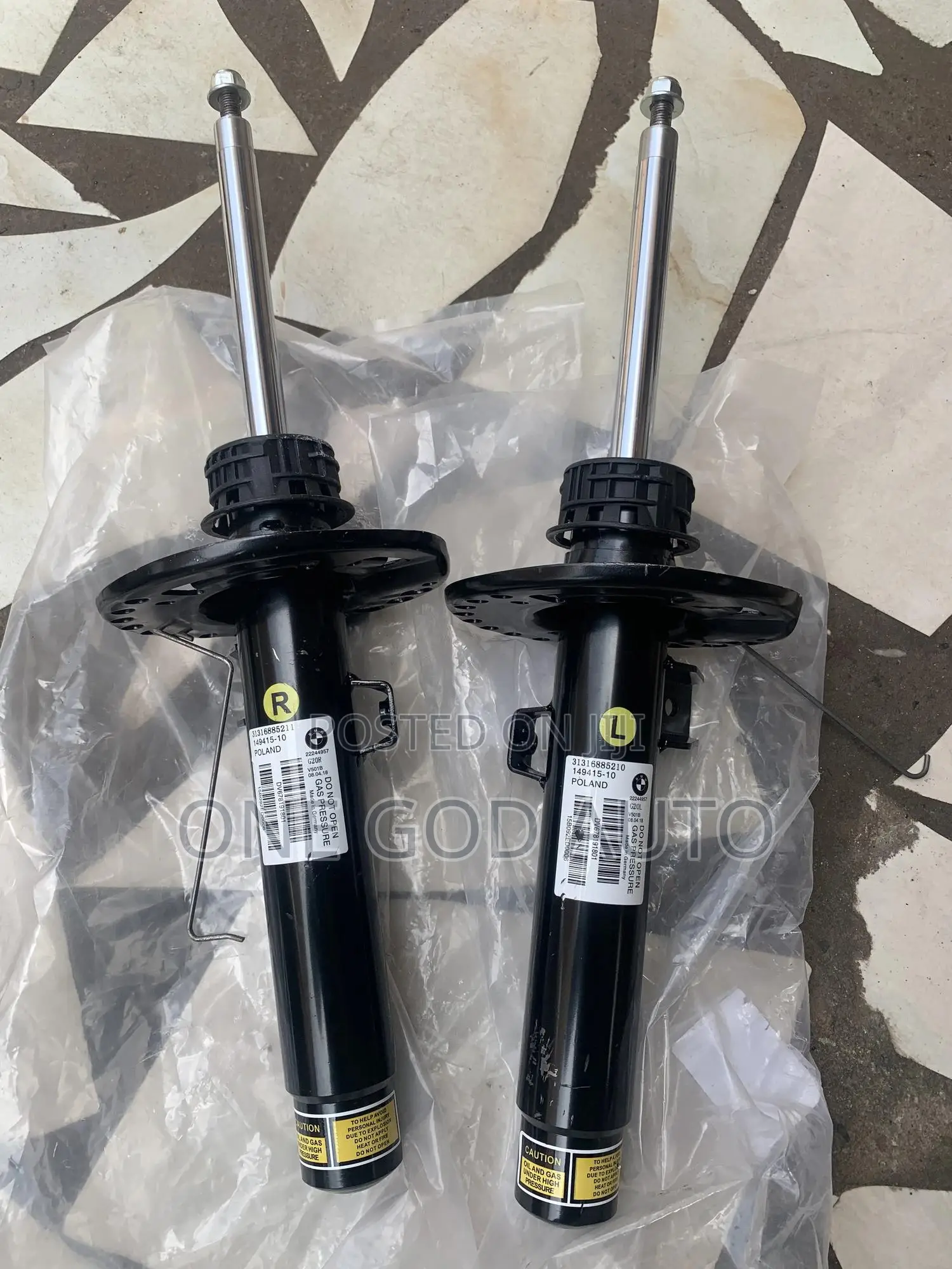 BMW G20 Front Shocks 2017,2018, 2019