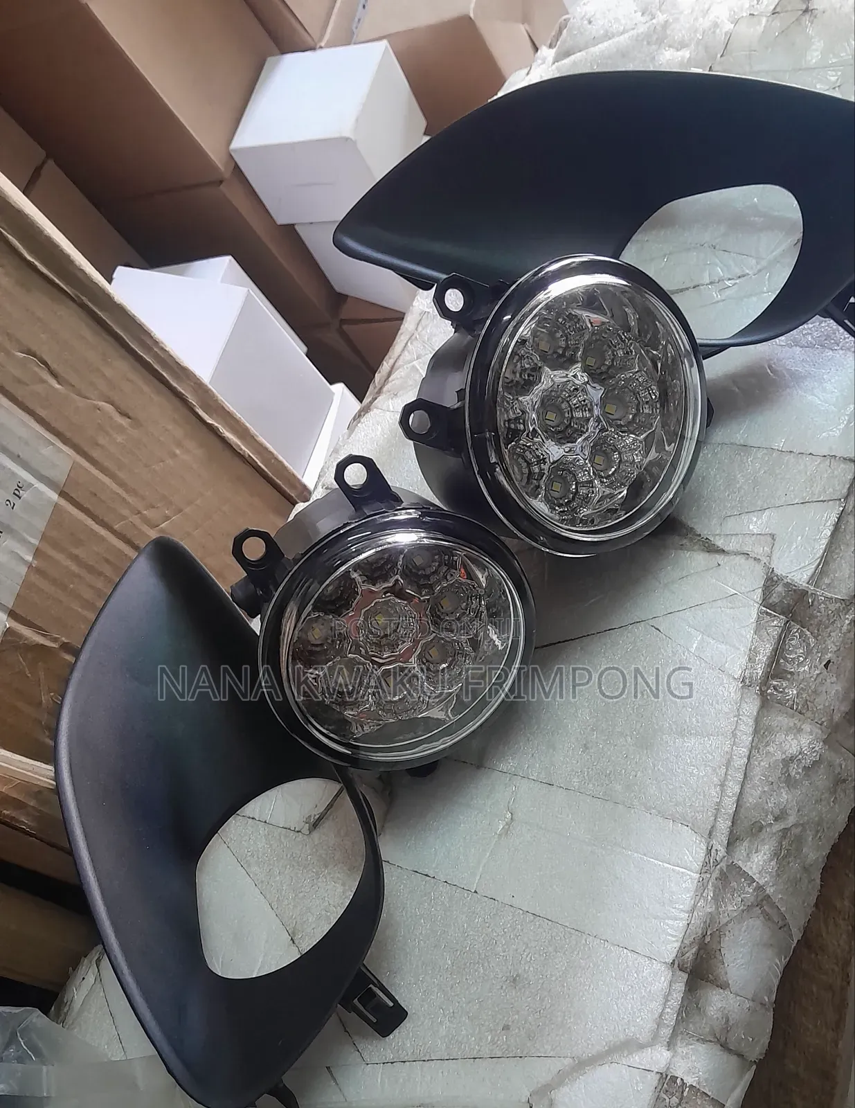 Toyota Yaris 08 2010 Foglight Covers With Led Foglight Available