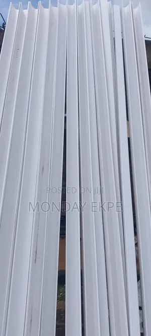 White PVC Rain Gutter and Accessories
