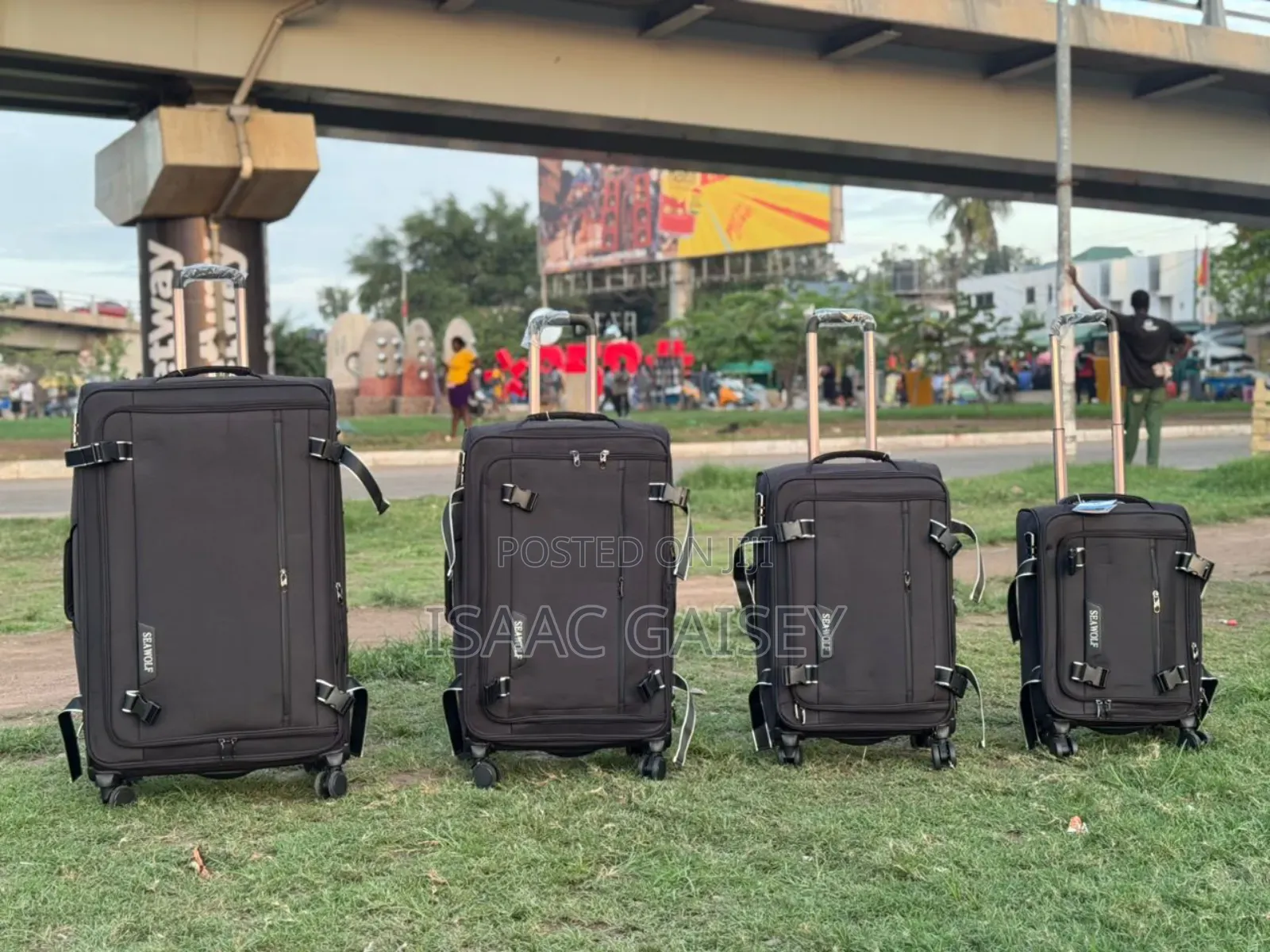 4 In 1 Durable/High Quality Seawolf Material Traveling Luggages