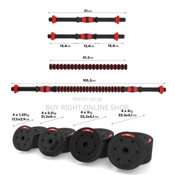 Adjustable 40kg Dumbbells Suitable for Home Workout