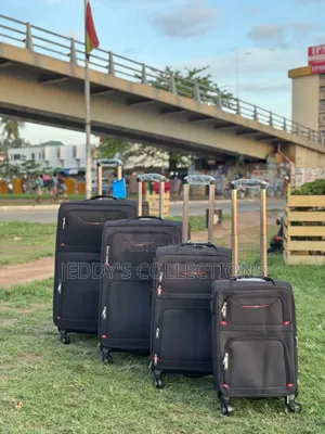 Quality Lightweight 4pcs Soft Trolley Travel and a Small Carry on Bag