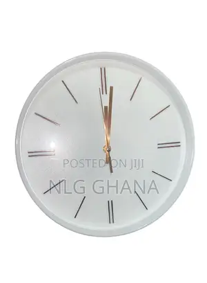 11.8" Decorative Silent Round Wall Clock.