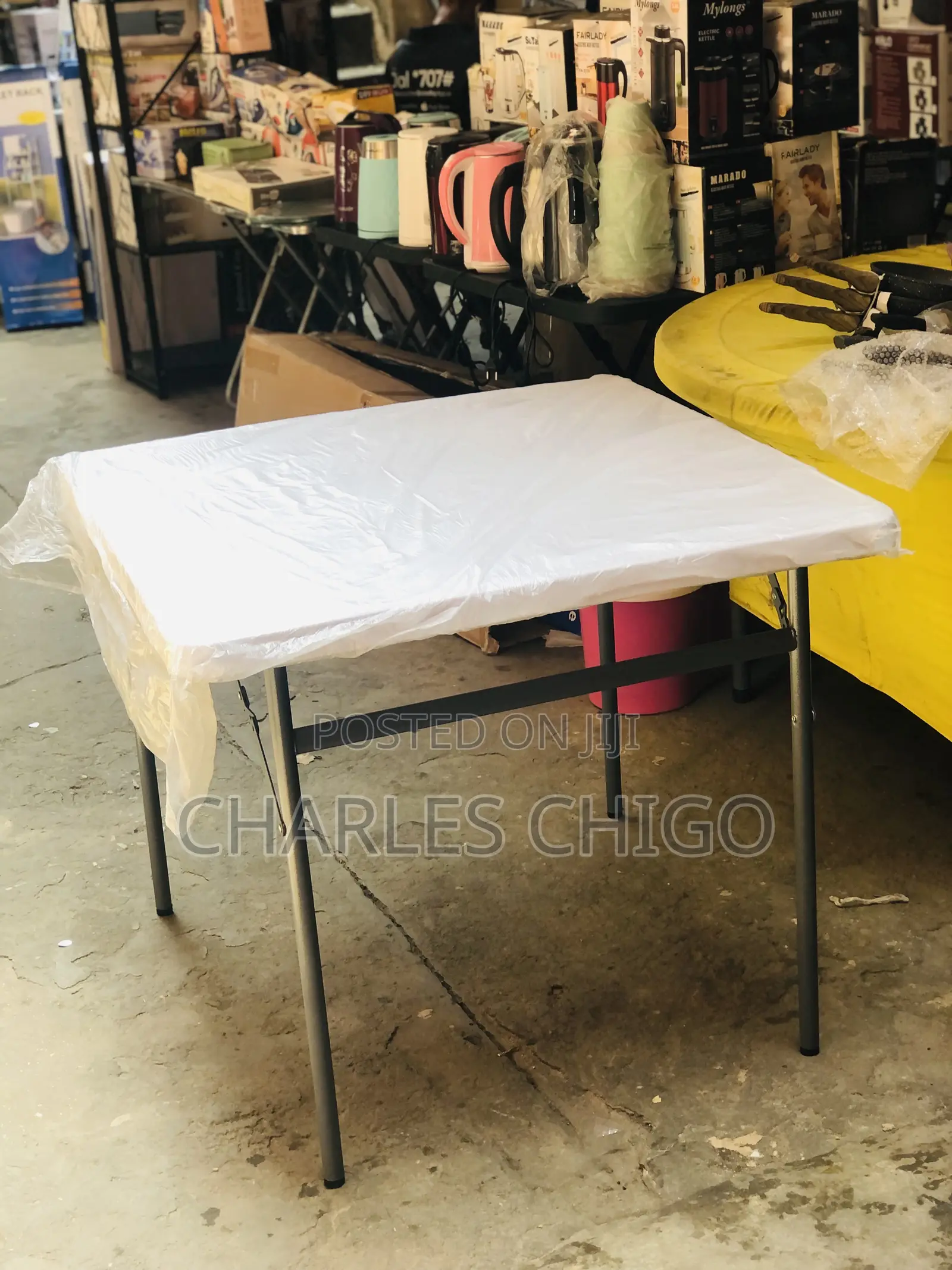 4 Seater Foldable Plastic Table