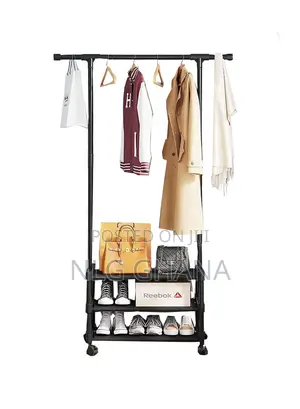 Clothes Storage Rack With 3 Layer Shoes Rack. Ghx4848