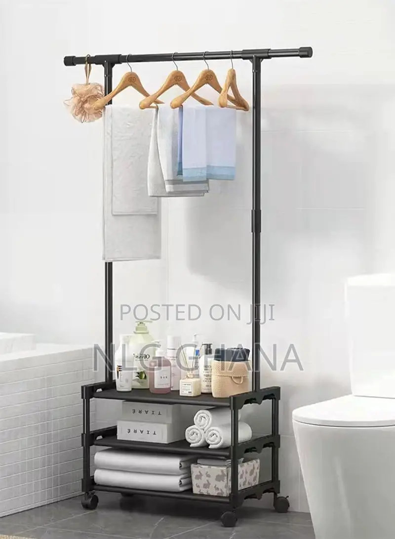 Clothes Storage Rack With 3 Layer Shoes Rack. Ghx4848