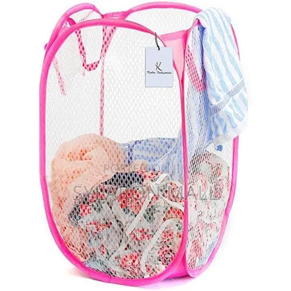 Collapsible Mesh Laundry Basket