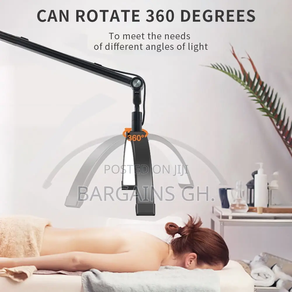 Desktop Telescopic Half Moon Beauty Lamp